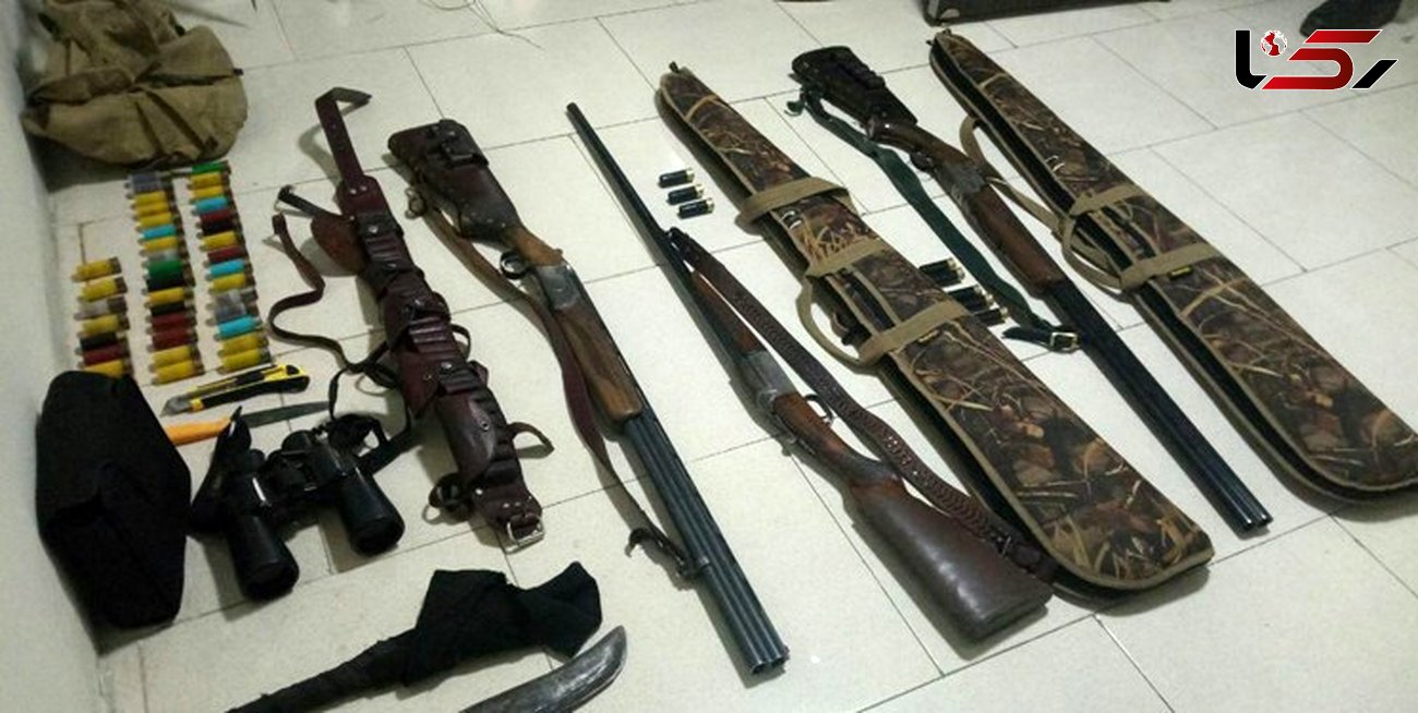کشف محموله سلاح شکاری در پارس آباد