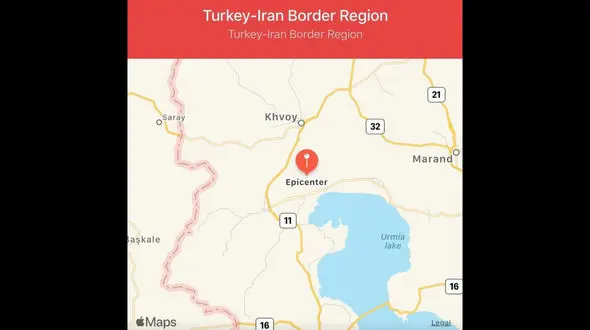 زلزله 5/8 ریشتری در خوی + فیلم