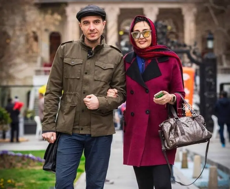 کتایون ریاحی و پسرش پوریا