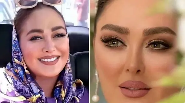 اولین رونمایی الهام حمیدی  از بچه هایش ! / مادرانه شیک با الوینو ماهلین کوچولو !