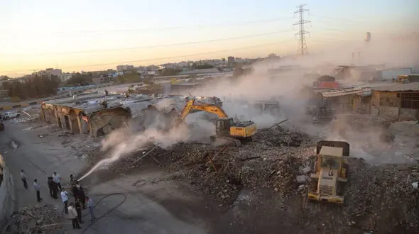 کلیه معارضین بزرگراه بروجردی در منطقه ۱۸ پایتخت برچیده شدند