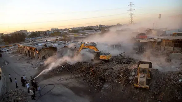 کلیه معارضین بزرگراه بروجردی در منطقه ۱۸ پایتخت برچیده شدند