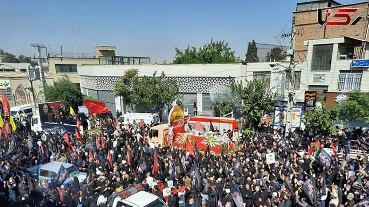 شیرازی ها پیکر سردار مقاومت را در روز عاشورا تا گلزار شهدا بدرقه کردند