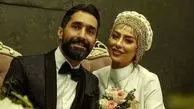 نگاهی به سفره عقد مجلل و ایرانی پسند هادی کاظمی و همسرش سمانه پاکدل با رونمایی از حلقه های ازدواج اعیانی و پر از جواهر + عکس ها