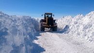 بارش برف و کولاک شدید راه ارتباطی ۵۵۰ روستای کردستان را بست
