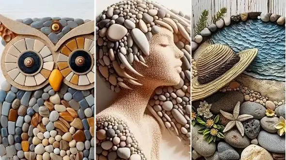 زیبایی بی‌ نظیر با قاب‌ های سنگی دست‌ ساز برای منزل و محل کار