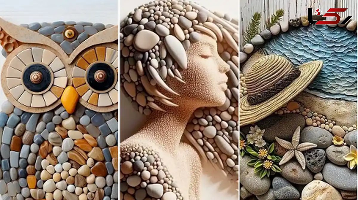 زیبایی بی‌ نظیر با قاب‌ های سنگی دست‌ ساز برای منزل و محل کار
