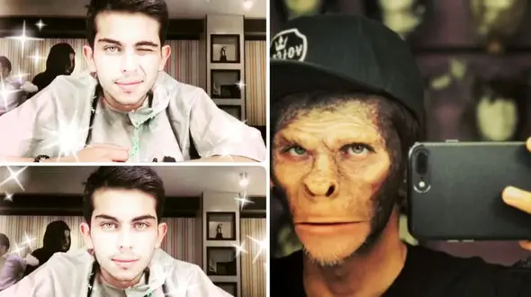 مراحل گریم متفاوت ارسلان قاسمی برای فیلم پیشونی سفید٢+فیلم 