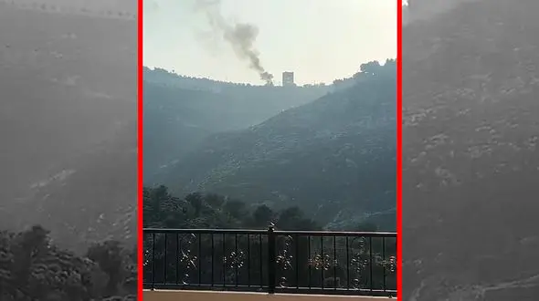 فیلم حمله پهپادی به منطقه جویا