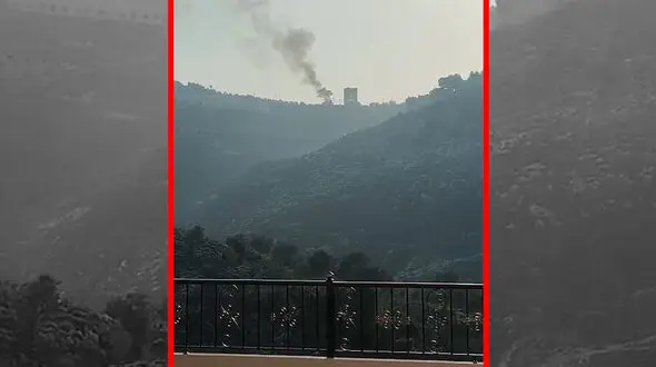 فیلم حمله پهپادی به منطقه جویا