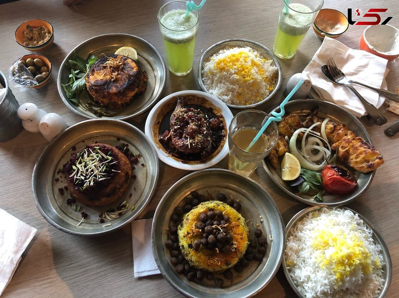 منوی غذایی هتل های شیراز