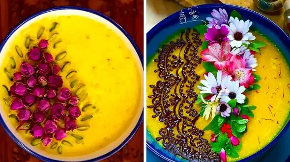 تزئین شله زرد به سبک مینیمالیستی؛ 15 مدل جذاب و امروزی