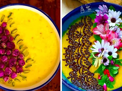 تزئین شله زرد به سبک مینیمالیستی؛ 15 مدل جذاب و امروزی