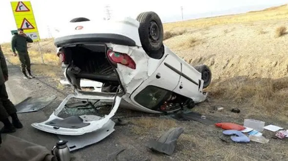 واژگونی 206 جان مادر و فرزند را گرفت