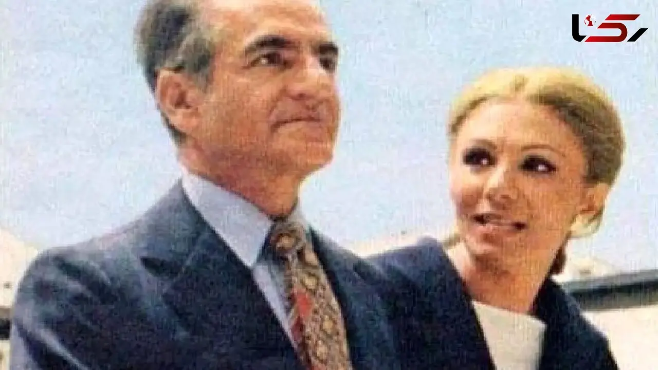 عکس  سفر در زمان / فرح  پهلوی با حوله سرهمی پلنگی کنار استخر کاخ نیاوارن 