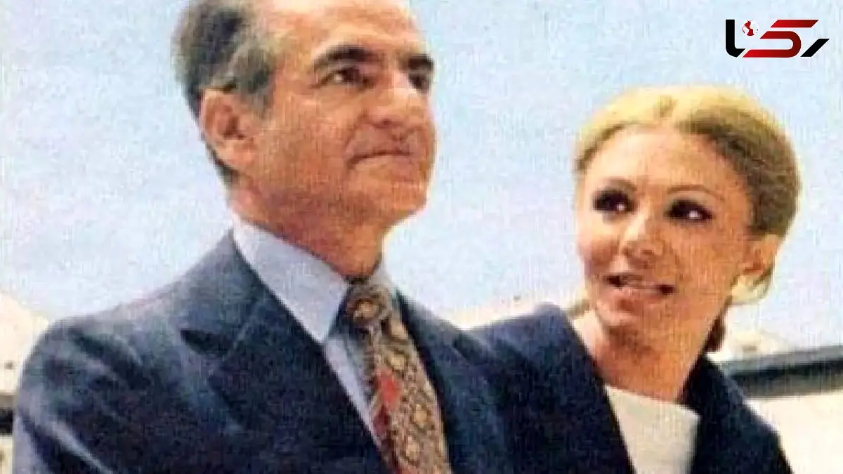 عکس  سفر در زمان / فرح  پهلوی با حوله سرهمی پلنگی کنار استخر کاخ نیاوارن 