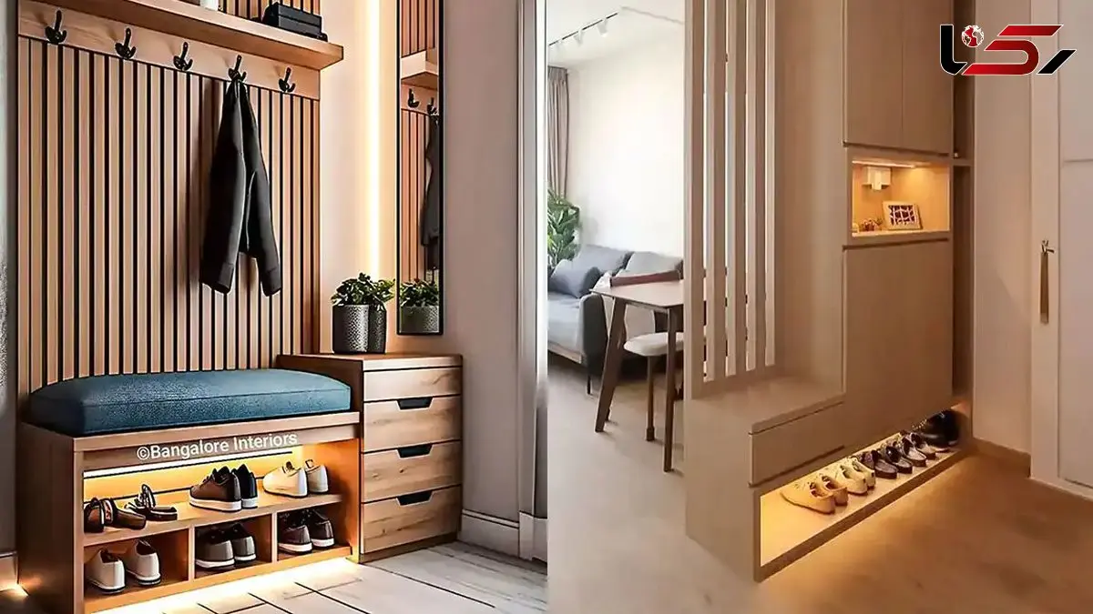 جدیدترین مدل‌ های جاکفشی دیواری شیک و لاکچری برای دکوراسیون زیبا