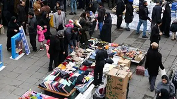 اعتراض دستفروشان بازار احمد آباد آبادان در روزهای کرونایی