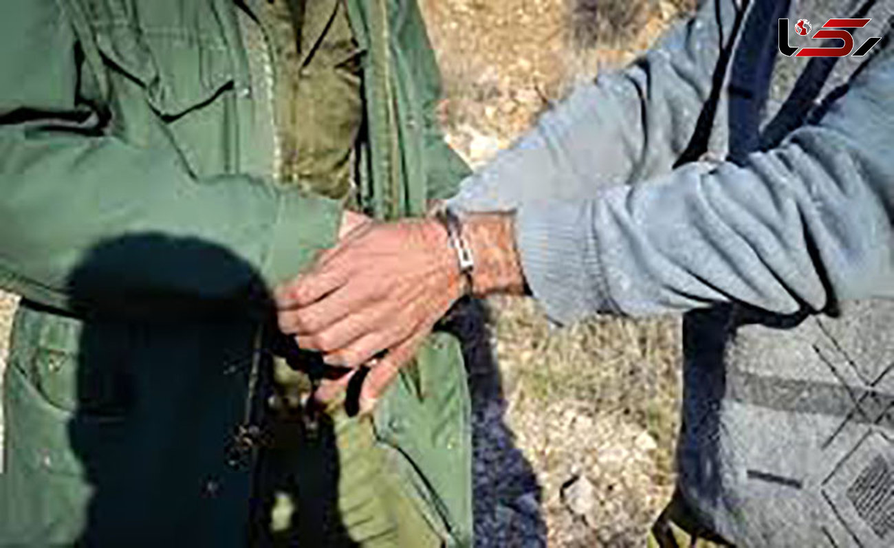دستگیری شکارچی متخلف در ارسنجان