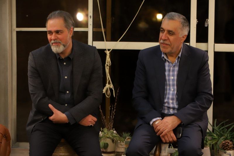 دیدار نوروزی وزیر فرهنگ و ارشاد اسلامی با علیرضا زرین‌ دست عکس