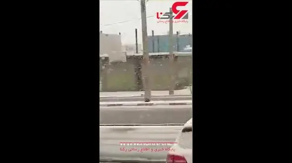 لحظات زیبای بارش برف در ازندریان همدان + فیلم