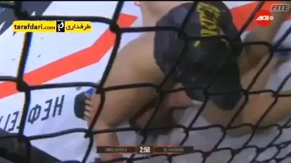 امیرعلی اکبری در نخستین مبارزه MMA حریف قدر خود را ناک اوت کرد + فیلم