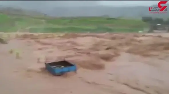 سیل در لرستان + فیلم 