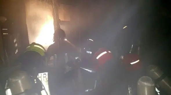 حریق در مجتمع مسکونی مشهد + عکس