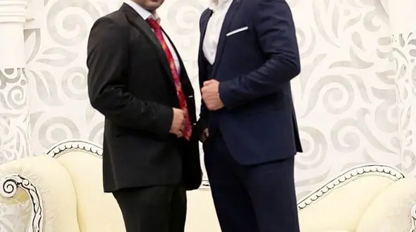 تیپ لاکچری حسن یزدانی در عروسی برادرش | عکس حسن یزدانی