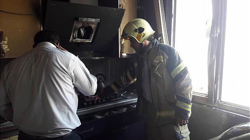 مصدوم شدن چهار نفر در انفجار گاز یک منزل مسکونی
