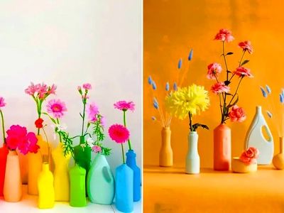 15 مدل گلدان دکوری رنگی؛ ایده‌هایی برای تغییر دکوراسیون خانه