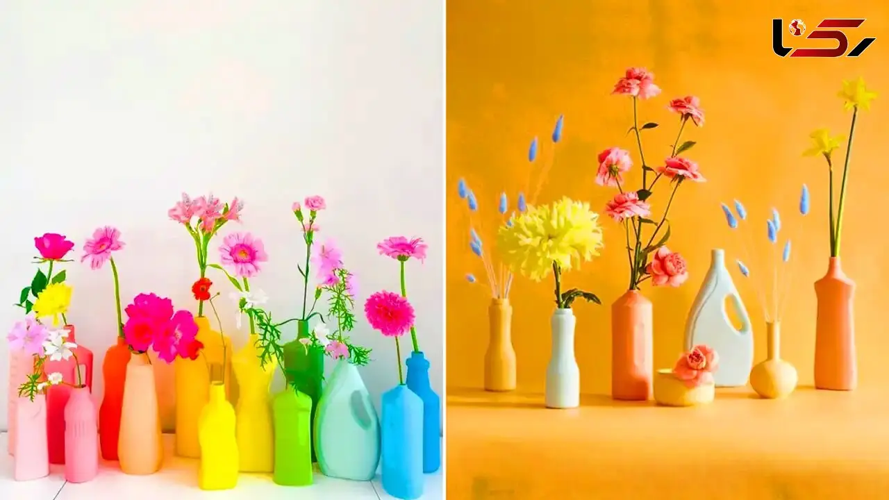 15 مدل گلدان دکوری رنگی؛ ایده‌هایی برای تغییر دکوراسیون خانه