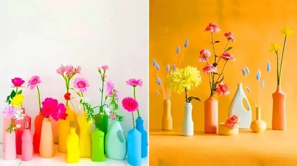 15 مدل گلدان دکوری رنگی؛ ایده‌هایی برای تغییر دکوراسیون خانه