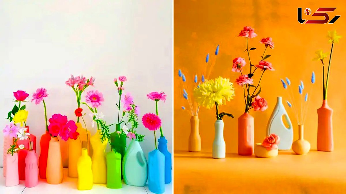 15 مدل گلدان دکوری رنگی؛ ایده‌هایی برای تغییر دکوراسیون خانه
