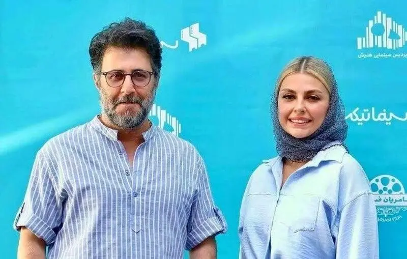 هومن حاجی‌عبداللهی و شاریس نایب در اکران مردمی فیلم مرد عینکی/ عکس از سپیده عبدالحی