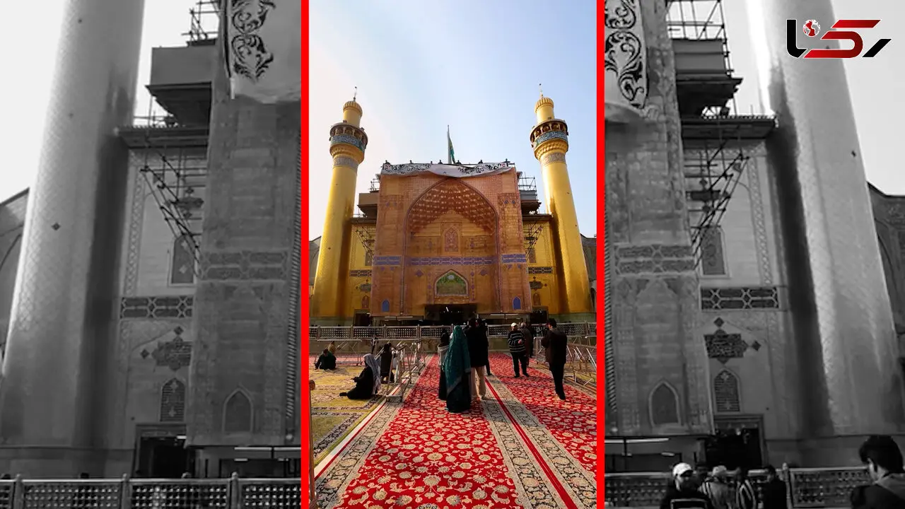 فیلم آماده‌سازی حرم علوی برای ولادت امیرالمومنین