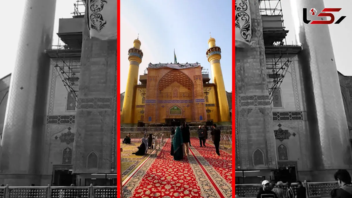 فیلم آماده‌سازی حرم علوی برای ولادت امیرالمومنین