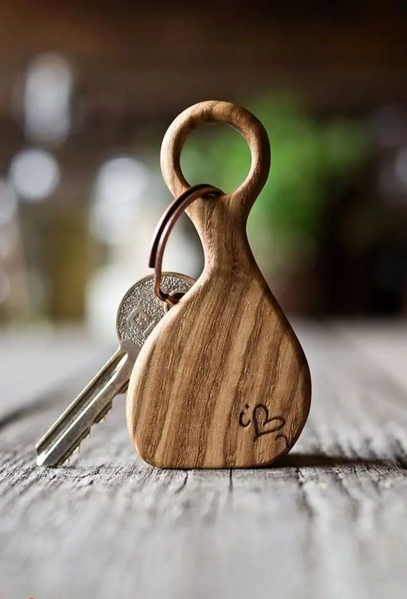 جاکلیدی چوبی دست ساز