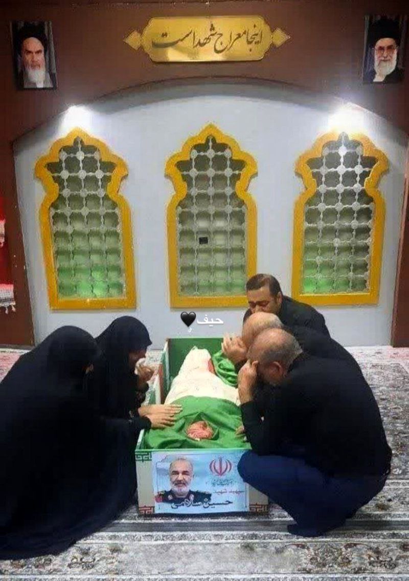 پیکر سردار شهیدسلامی