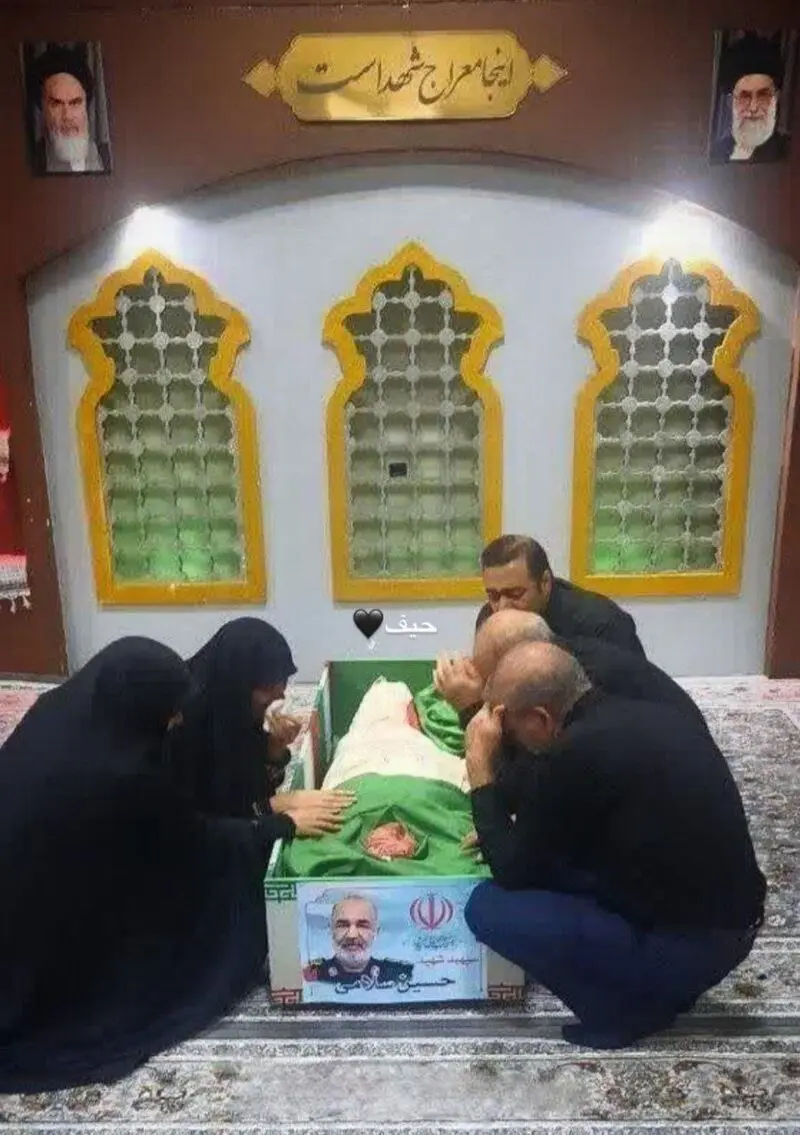 پیکر سردار شهیدسلامی