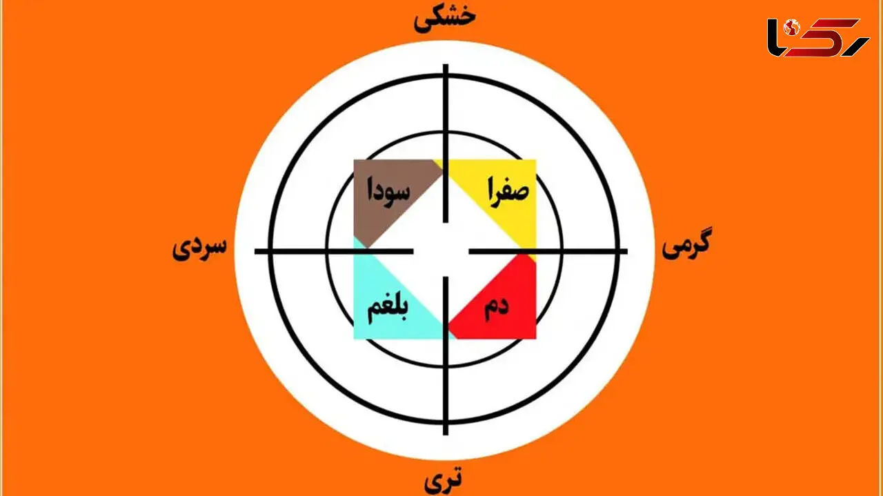 تشخیص مزاج شما: بلغمی، دموی، صفراوی یا سوداوی با راهنمای کامل + اینفوگرافیک