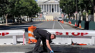 عکس اقدام انتحاری در بیرون ساختمان کنگره آمریکا