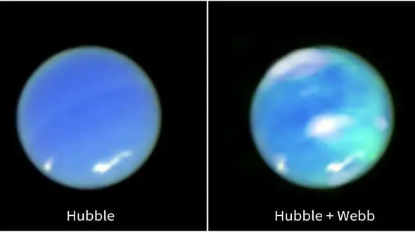 ببینید؛ برای اولین بار شفق قطبی نپتون ثبت شد!