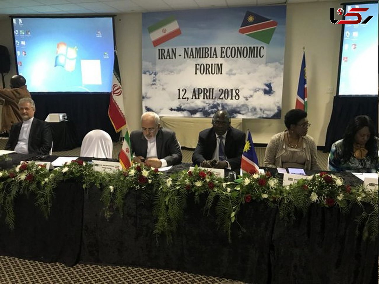 برگزاری همایش اقتصادی مشترک ایران و نامیبیا با حضور ظریف