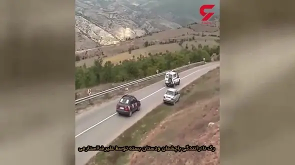 شعبده باز مازندرانی با چشم ها و دستان بسته و 10 کیلومتر رانندگی در جاده کوهستانی رکورد زد+فیلم و عکس