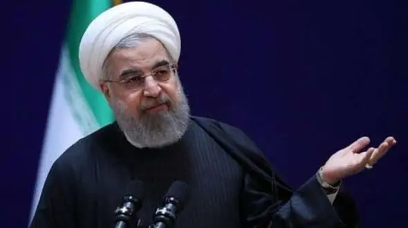 قطع برق هنگام سخنرانی رییس جمهور در پنمین اجلاس بین المللی شهر های اسلامی در قزوین +فیلم