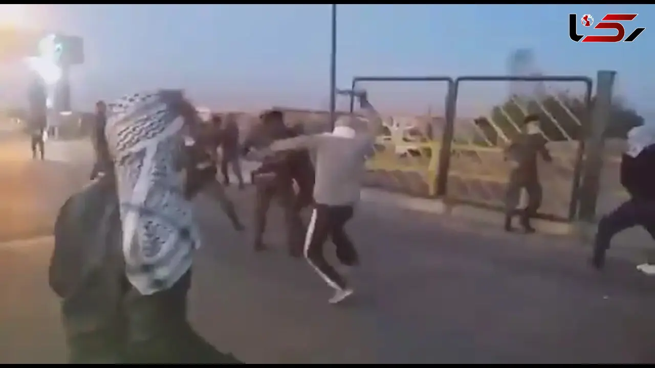 فیلم درگیری جوانان جویای کار با حراست شرکت نیشکر