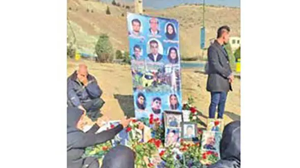 بی احترامی به  خانواده قربانیان فاجعه اتوبوس دانشگاه آزاد در مراسم یادبود
