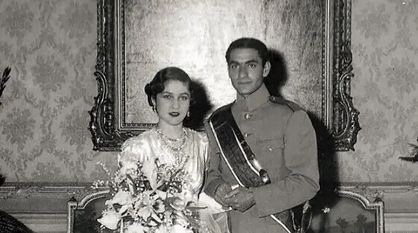  هوسرانی شاه پهلوی با شاهزاده خانم مصری  قانون اساسی ایران را تغییر داد +فیلم