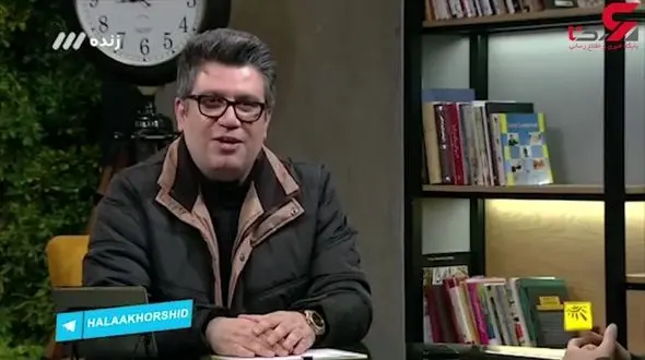 تسلیت رضا رشیدپور در برنامه  حالا خورشید به یک بازیگر+ فیلم